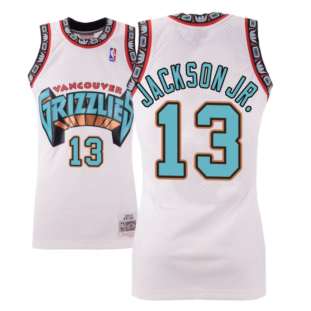 Jaren Jackson Jr. Grizzlies #13 Hardwood Classics White Swingman Jersey
