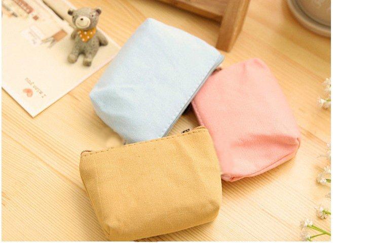 Printed Canvas Bag Coin Bag Super Cute Little Girl Cute Swing Zero Wallet