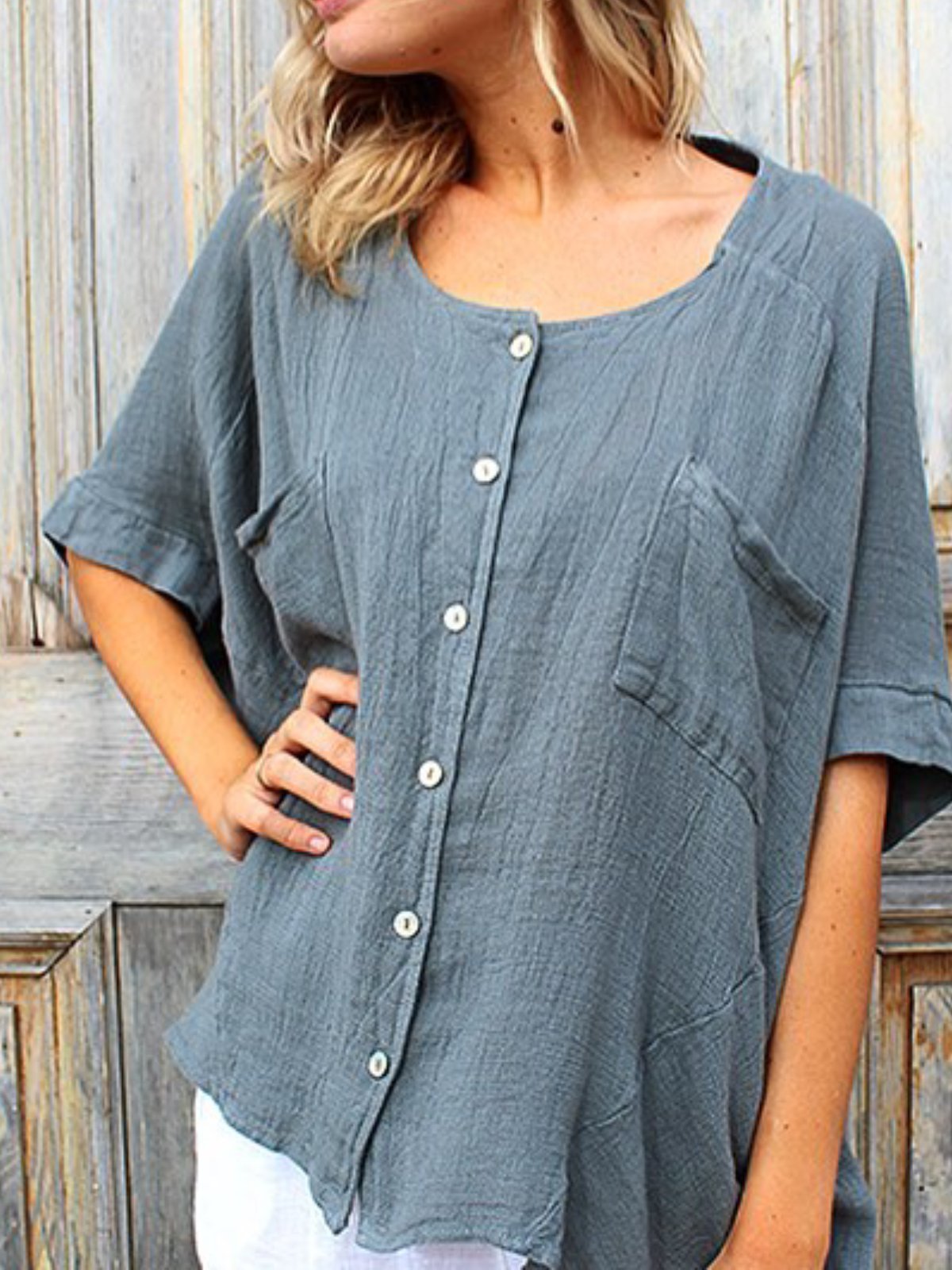 Women Casual Tops Tunic Blouse Shirt