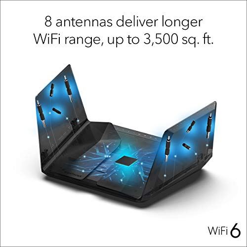 Nighthawk 12-Stream AX12 Wifi 6 Router with (RAX120) – AX6000 Wireless Speed