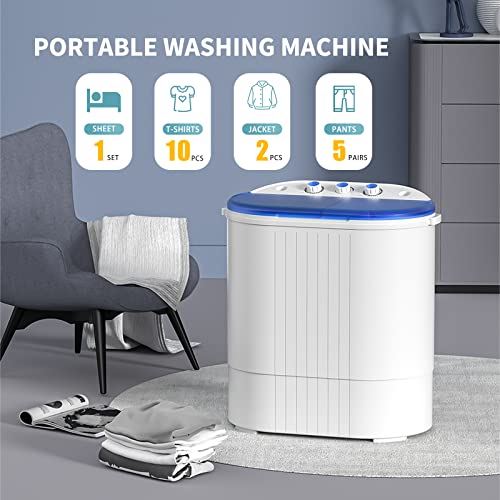 Washing Machine 12Lbs Washer and 8Lbs Spinner Laundry Combo