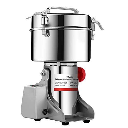 Electric Grain Mill Grinder 304 Stainless Steel Pulverizer Grinding
