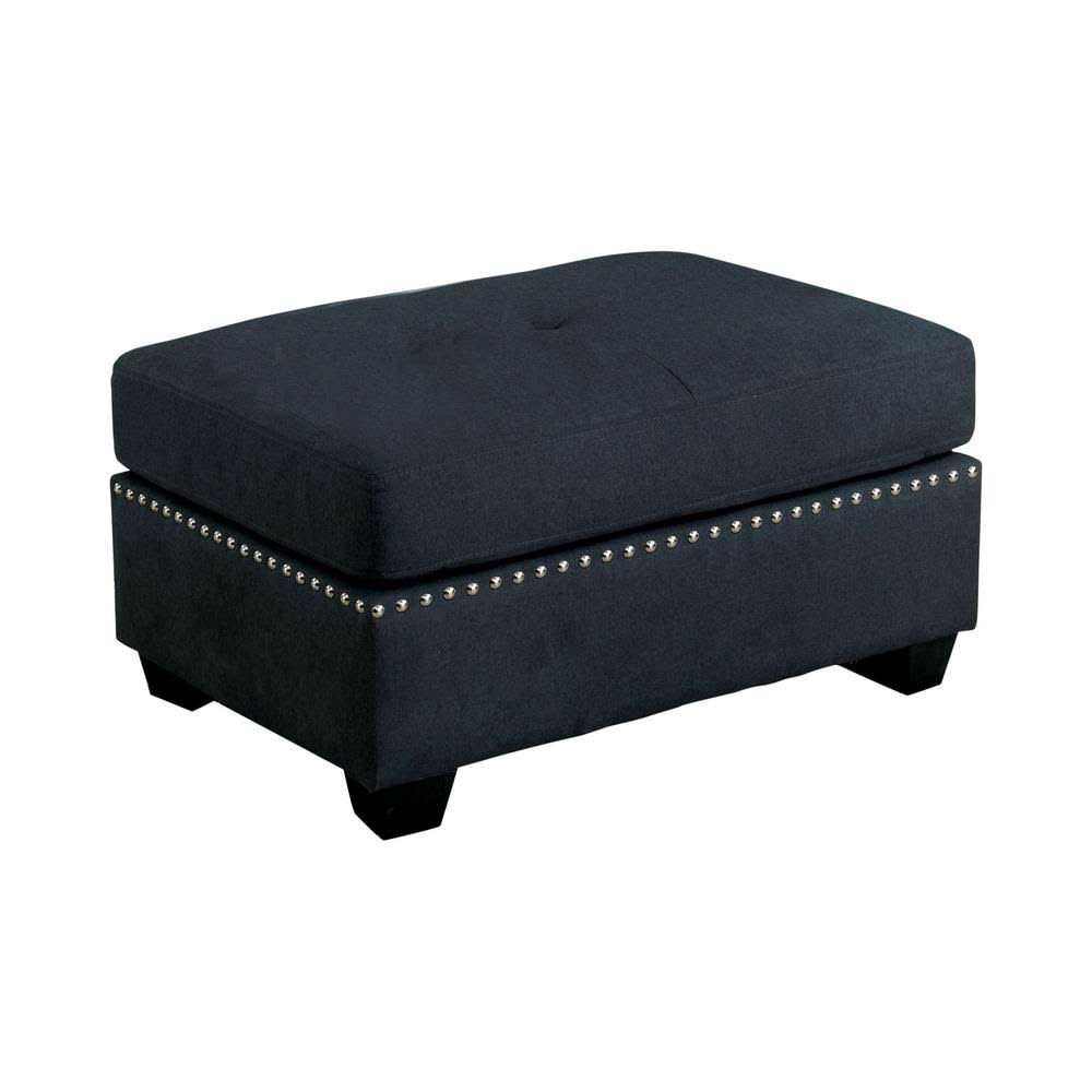 Furniture of America Zylla Gray Storage Ottoman