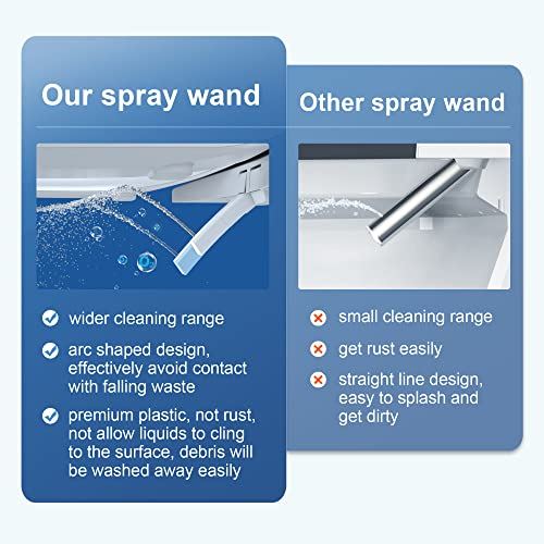 One-Piece Intelligent Toilet with Integrated Bidet & Remote Control