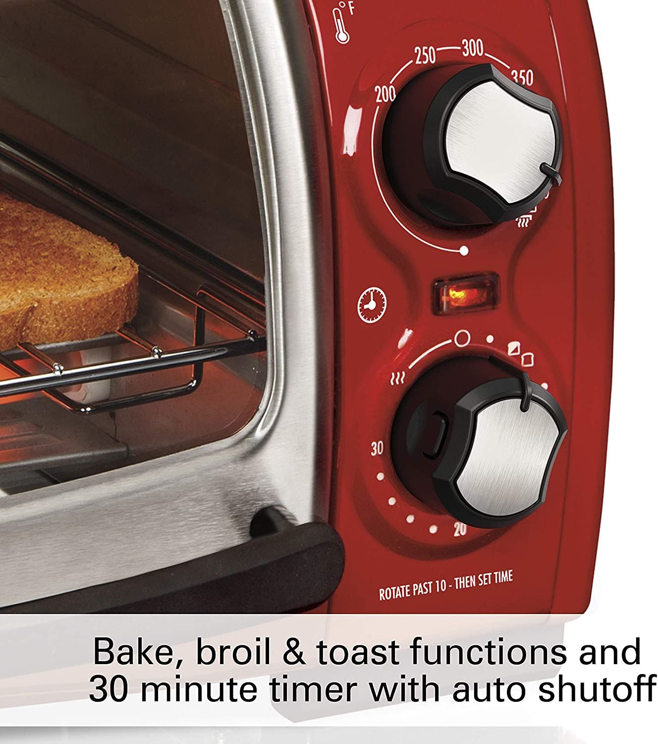 Hamilton Beach Easy Reach Countertop Toaster Oven,