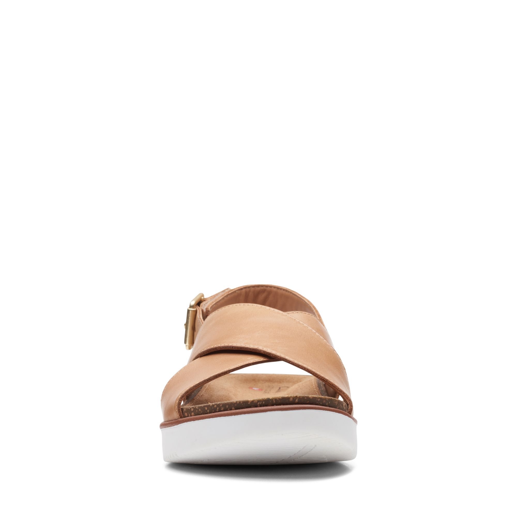 Women Sandals Elayne Cross Sand Leather