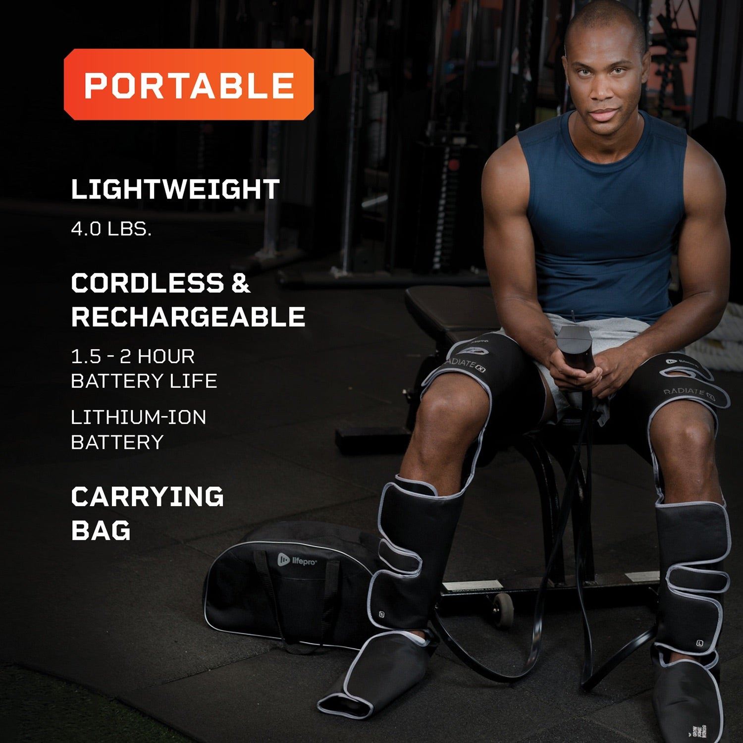 Lifepro Radiate X Thigh, Calf and Foot Massager