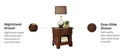 The Aspen Rustic Cherry Night Stand by Home Styles