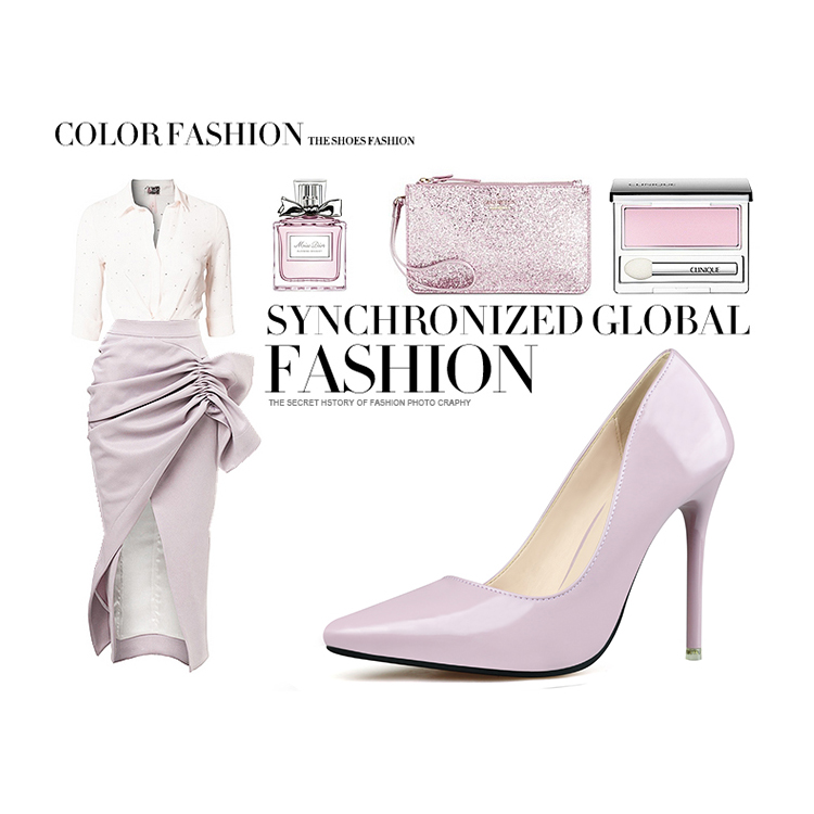 10CM Fashion Shallow Pointed Sexy High Stiletto Heel Dress Elegant Sandals