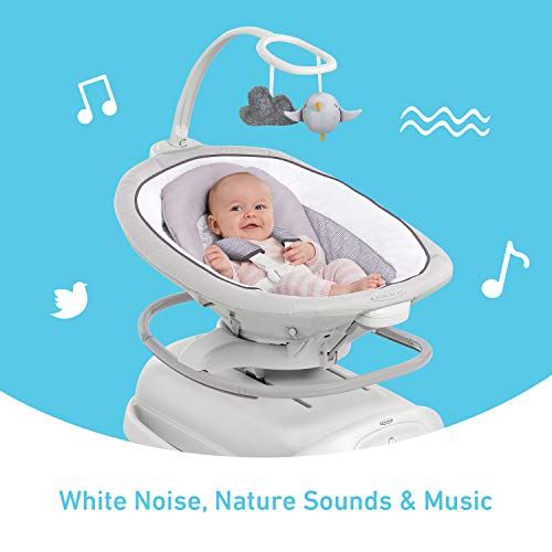 Graco Cry Detection Technology Sense2Soothe Baby Swing