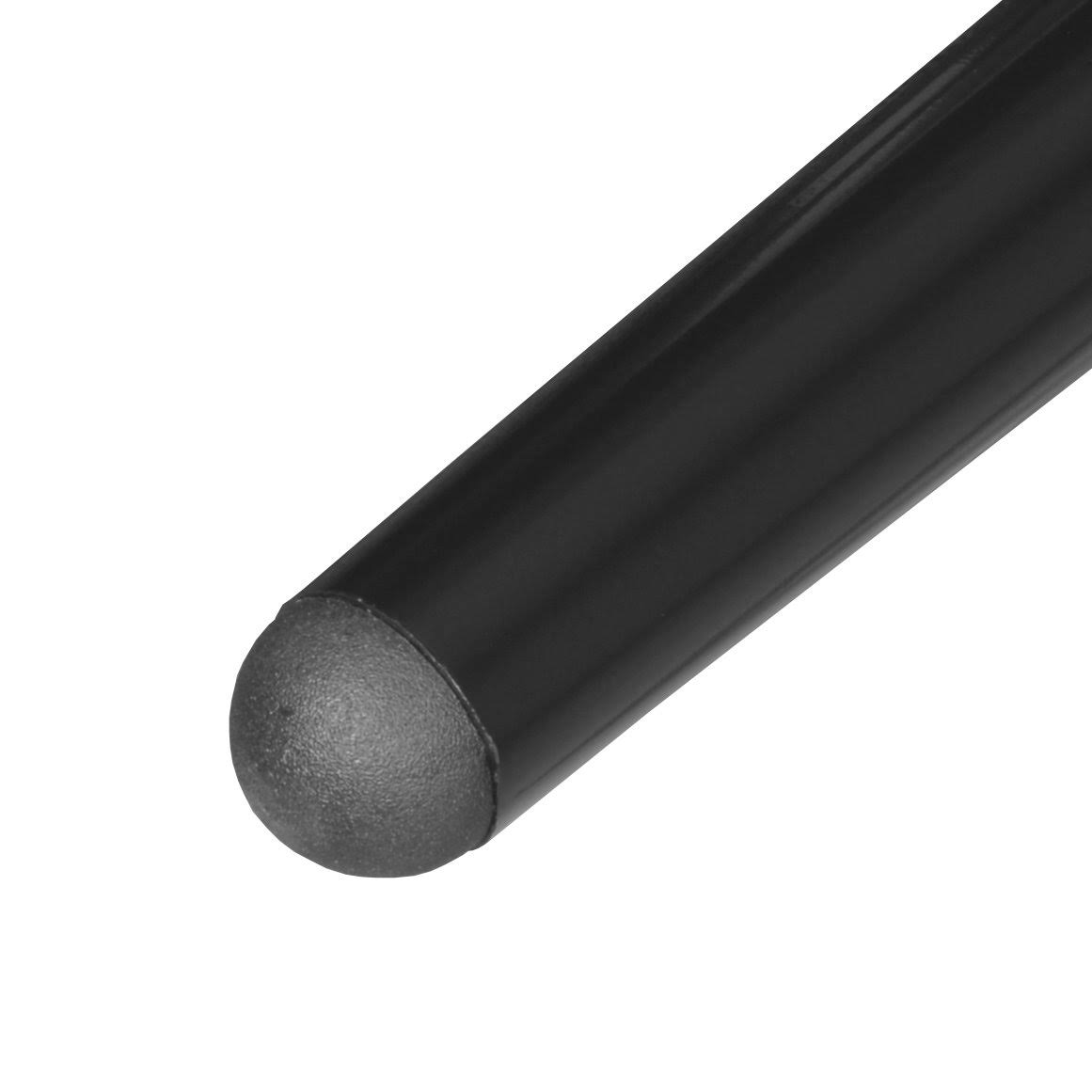 Regency Kahlo 42x22 Round Tapered Leg Table- Mocha Walnut/ Black