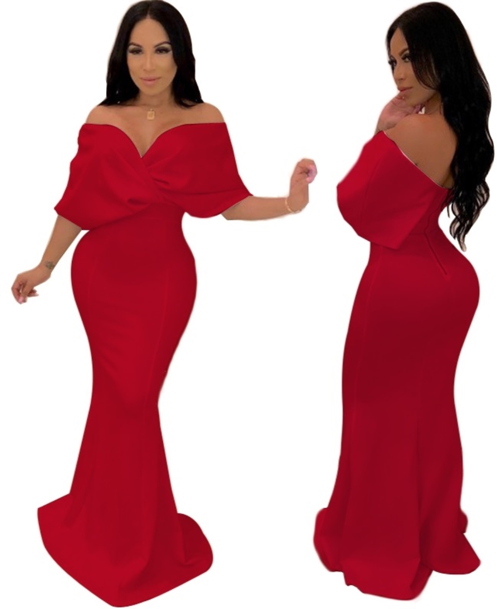 Sexy Sweetheart Plain Mermaid Evening Dress