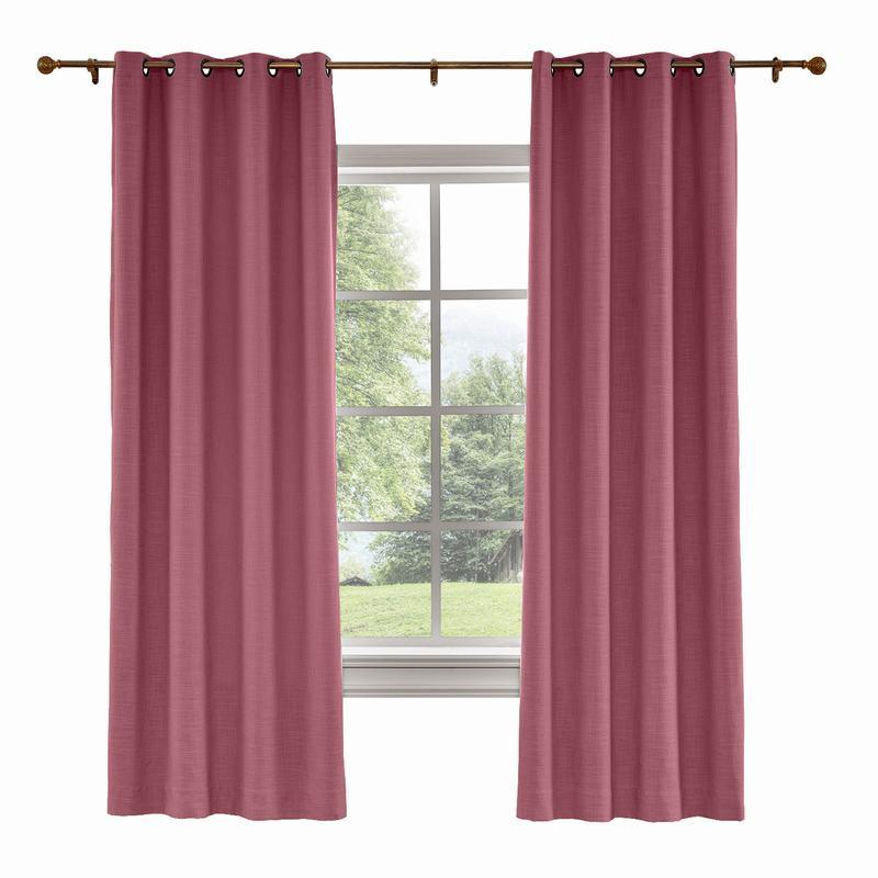 LIZ Polyester Linen Curtain Drapery Custom