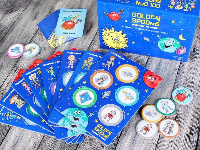 Golden Spoons Mission to Mars Card Game