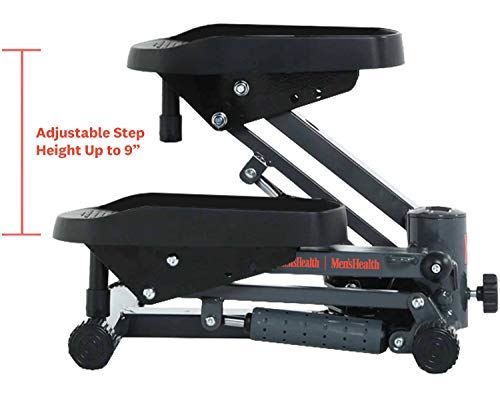 Bluetooth Cardio Stair Stepper with Adjustable Resistance Bands &  MyCloudFitness App