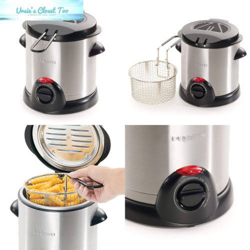 Presto 05470 Stainless Steel Electric Deep Fryer Silver