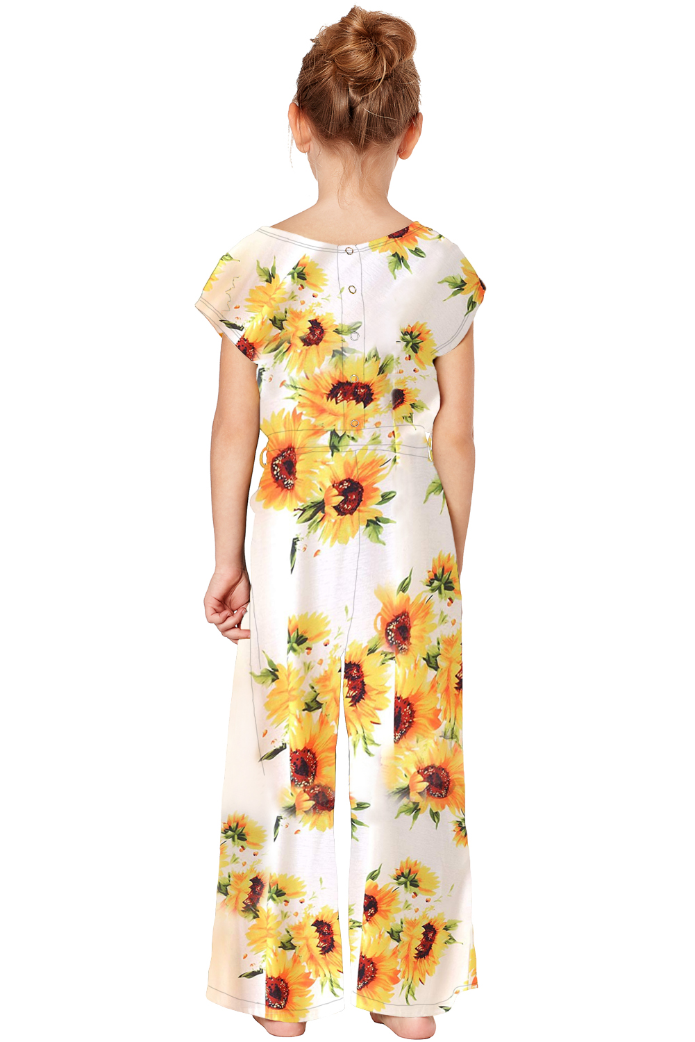White Sunflower Jumpsuit