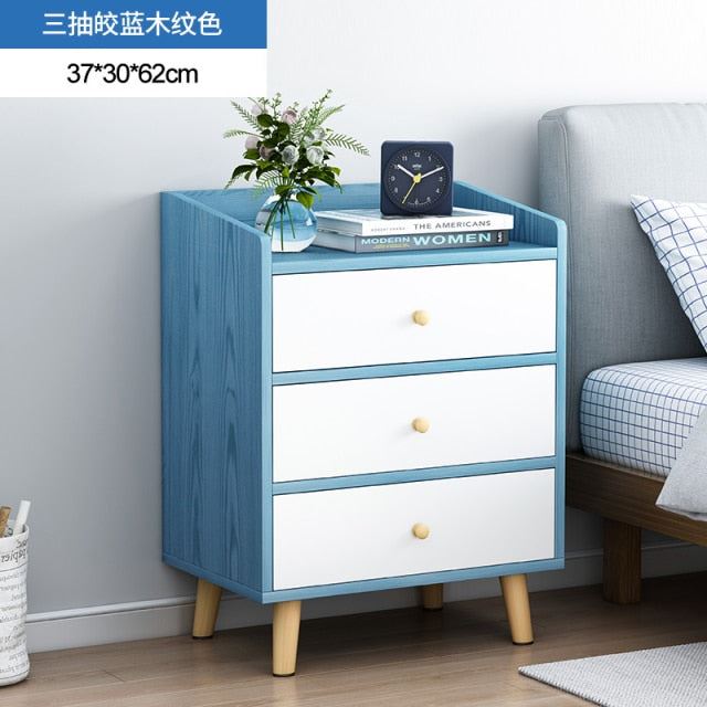 Living Room Furniture Bedside Table Simple Modern Small Apartment Hotel Drawer Nightstand