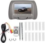Qiilu 12V Universal 7in Auto Car Headrest Monitor MP5 Video Media Player, Gray
