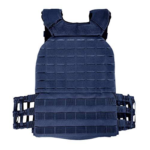 WOLF TACTICAL Adjustable Weighted Vest – WODs- Navy Blue