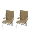Low Beach Chair in Khaki Set