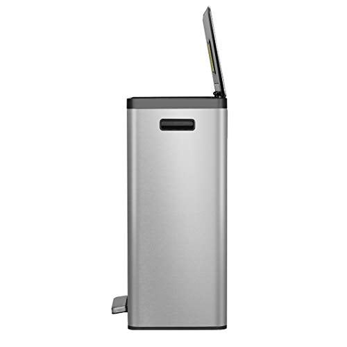 11. 8 Gallon Rectangular Kitchen Step Trash Can