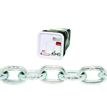 Campbell Chain 0143436 Proof Coil Chain 1/4 inch 100 Foot Galvanized Steel