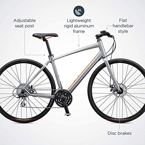 24-Speed Drivetrain, 58cm/Large Aluminum Frame, Flat Bar, Disc Brakes