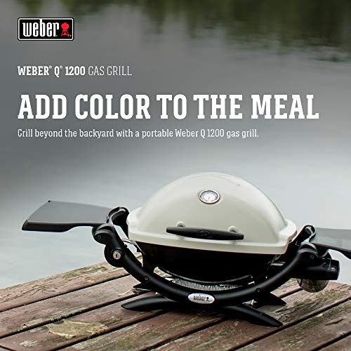 Weber Q1200 Liquid Propane Grill, Titanium
