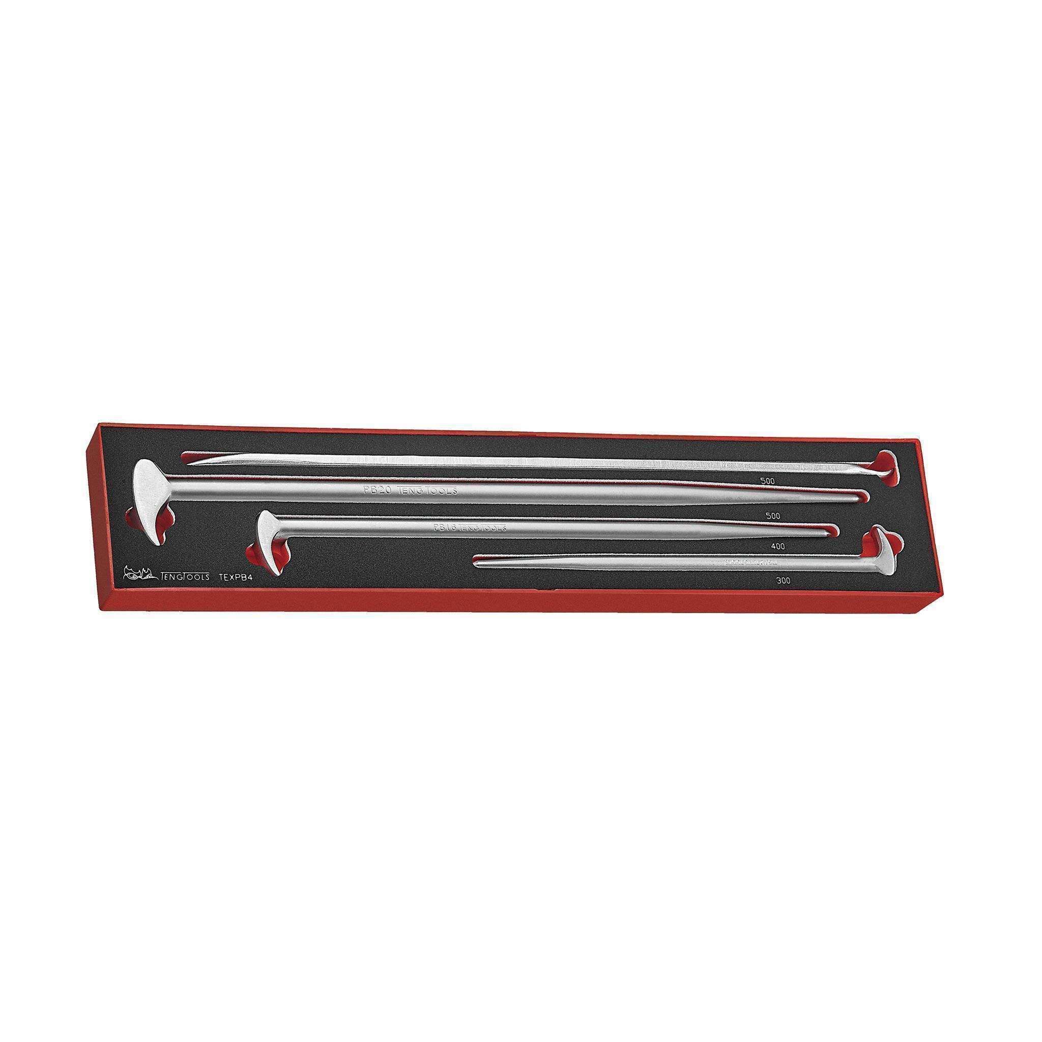Teng Tools – 4 Piece Pry Bar Set in EVA Tray – TEN-O-TEXPB4