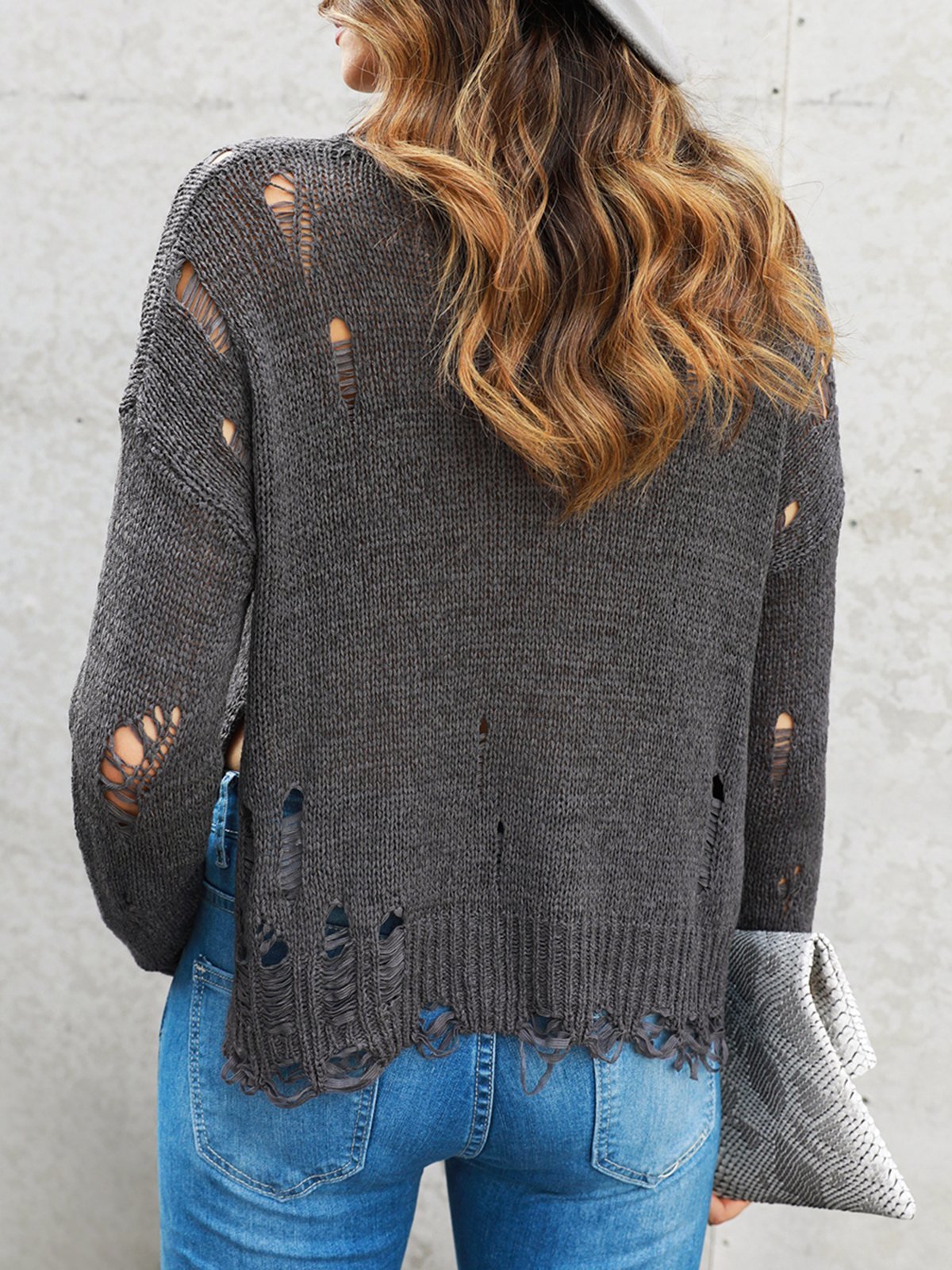 Shift Long Sleeve Crew Neck Sweater