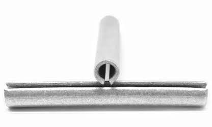 3/8 x 3 Roll Pin / Spring Pin - USA Medium Carbon Steel Mechanical Zinc Pk 200