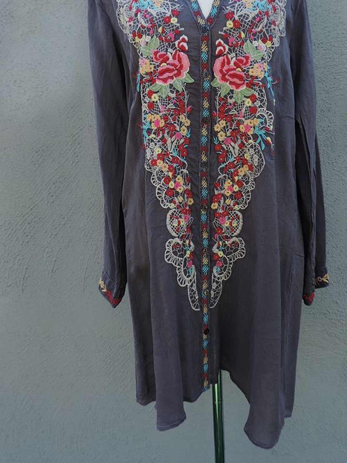 Printed Vintage Long Sleeve Dresses