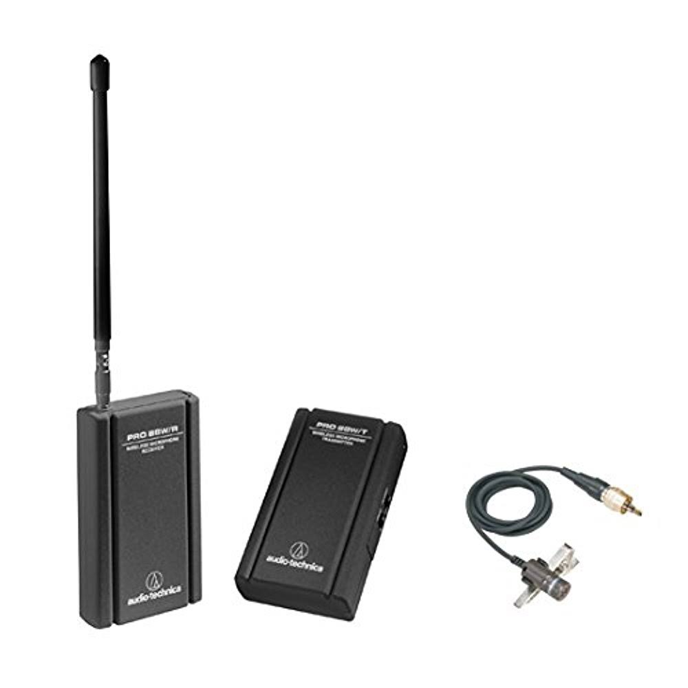 Audio Technica PRO 88W-829 Camera Mountable VHF Lavalier Pro 88W VHF