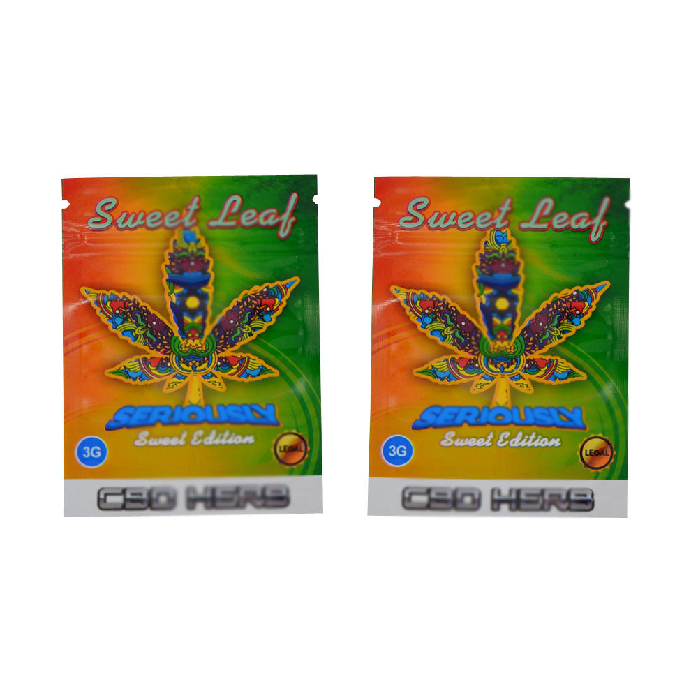 7x9cm 1g Printed Bags Laser Holographic Zip Lock Bags