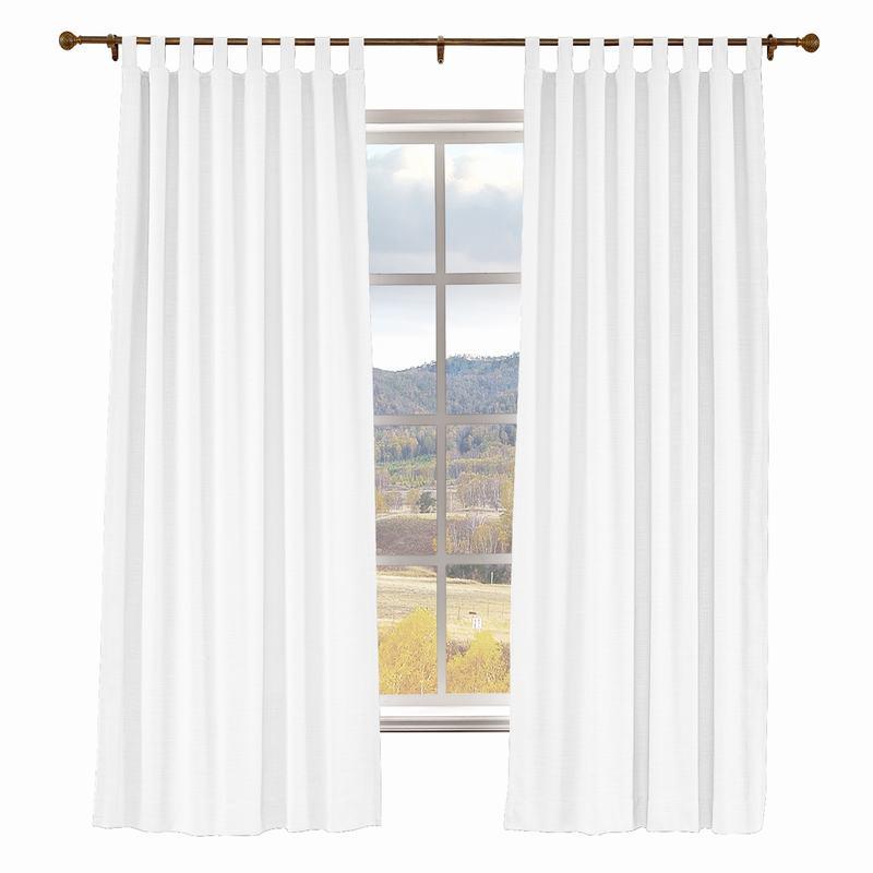LIZ Polyester Linen Curtain Drapery Custom