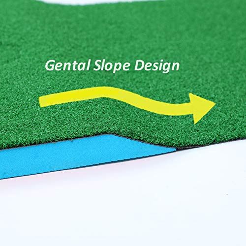 2-FNS Golf Putting Game, 11��5 Golf Putting Green Mat at Home/Office/Backyard/Party