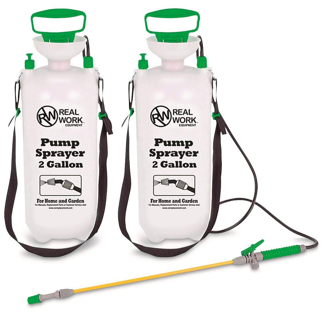 RealWork Garden 2 Gallon Pump Sprayers 2 Pack