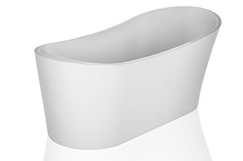 Soaking SPA Tub Modern Stand Alone Bathtubs Model 67FT1528, White