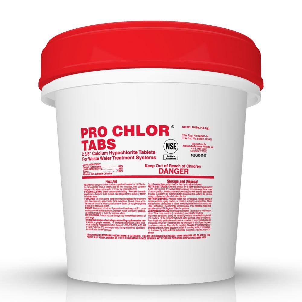 Pro Chlor Tabs 10 lbs. Aerobic Septic Tablets