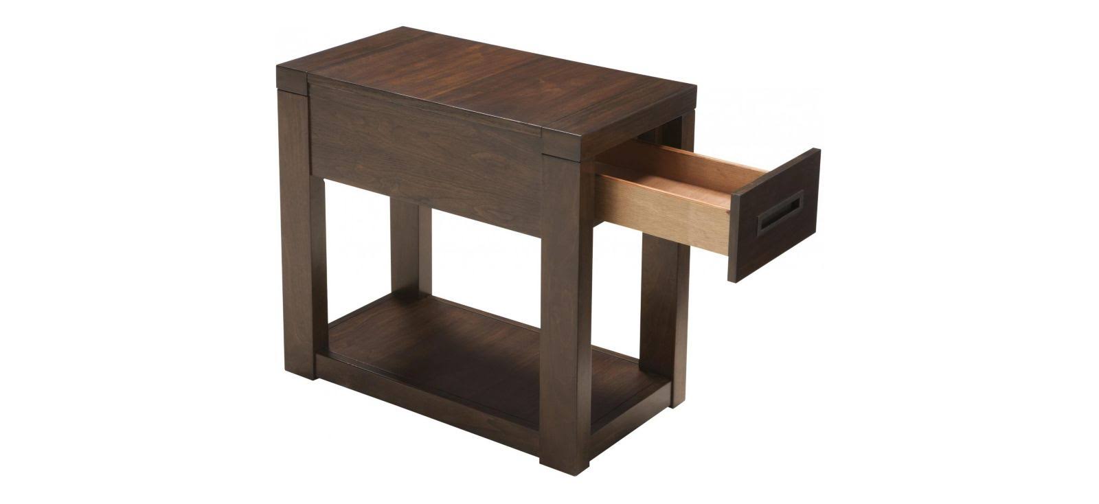 Riverside Furniture Riata Warm Walnut Chairside Table
