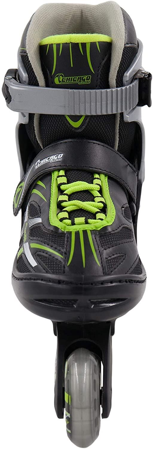 CHICAGO Skates Boys Blazer Adjustable in Line Skate, Purple, Large