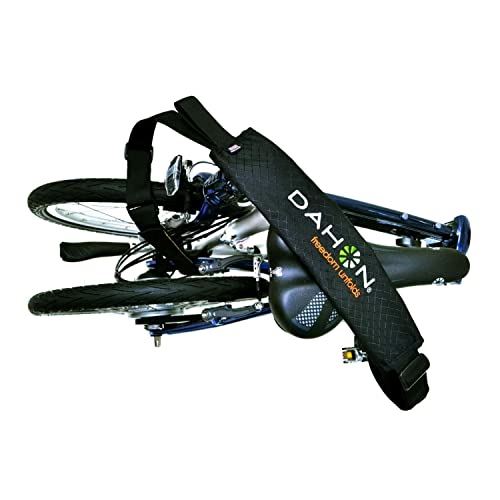 Dahon Mariner D8 Foldable Bike (Brushed) with Carry Strap Bundle