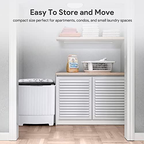 Dryer Combo w/11 lbs Wash and 6.6 lbs Spin Cycle, Soak Function, 1700 Rpm