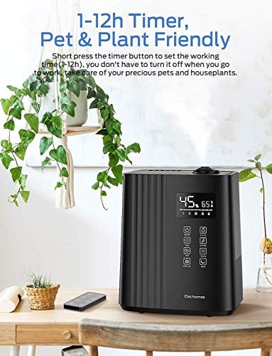 6.5L(1.72Gal) Top Fill Warm and Cool Mist Humidifiers with Remote Control