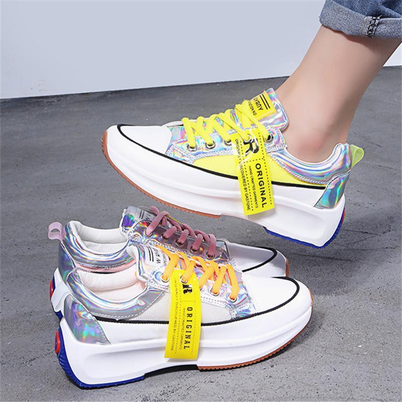 Women's Fashion Casual Mesh Breathable Colorful Sneakers