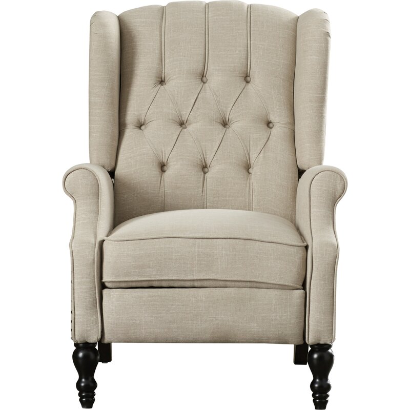 Albertine 75Cm Wide Manual Wingback Chair Recliner