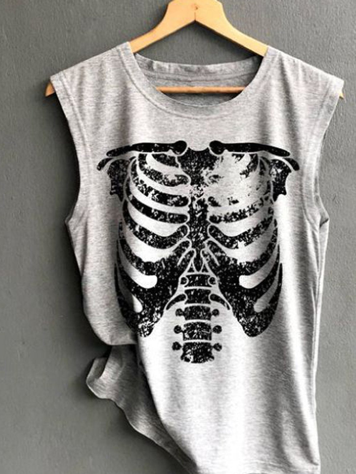 Cotton-Blend Sleeveless Shirts & Tops