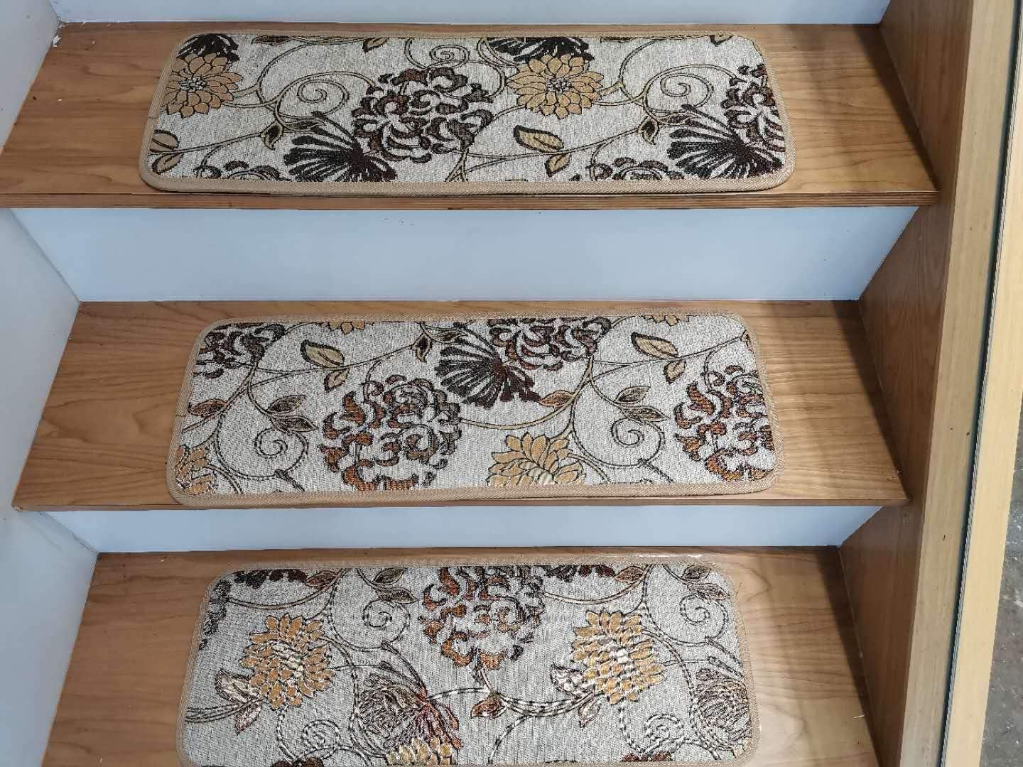 Yinbei Stair Treads Carpet with Non-Slip Self-Adhesive