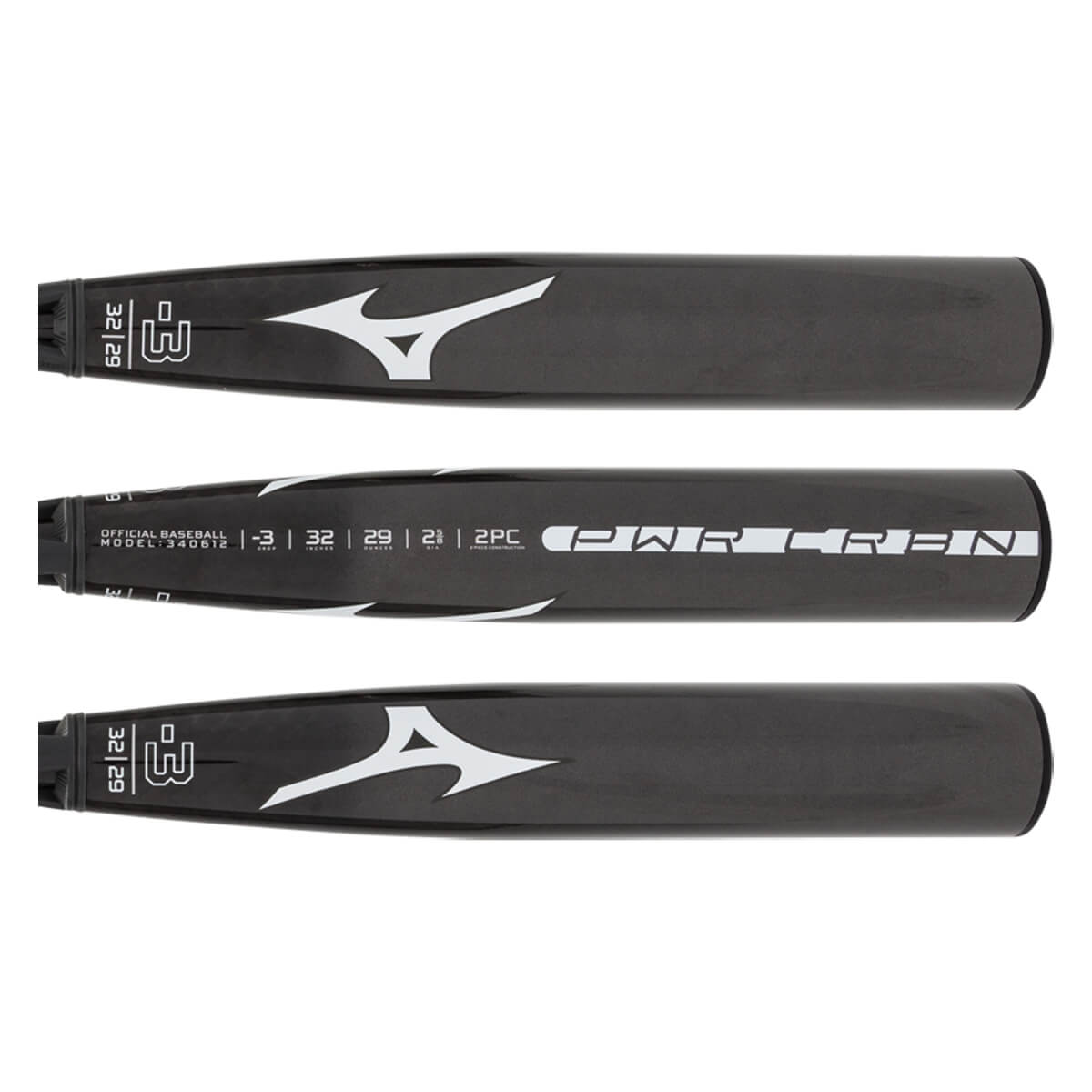 2022 Mizuno PWR CRBN BBCOR Baseball Bat: B22-PWR CRBN